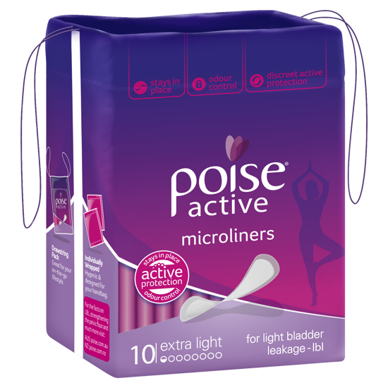 Picture of Poise Actv Ext Micro Liner 10