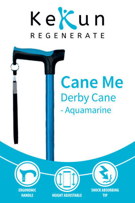 Picture of Kekun Derby Cane Aquamarine