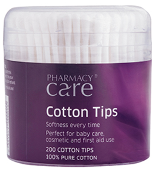 Picture of P/Care Cotton Tips 200 